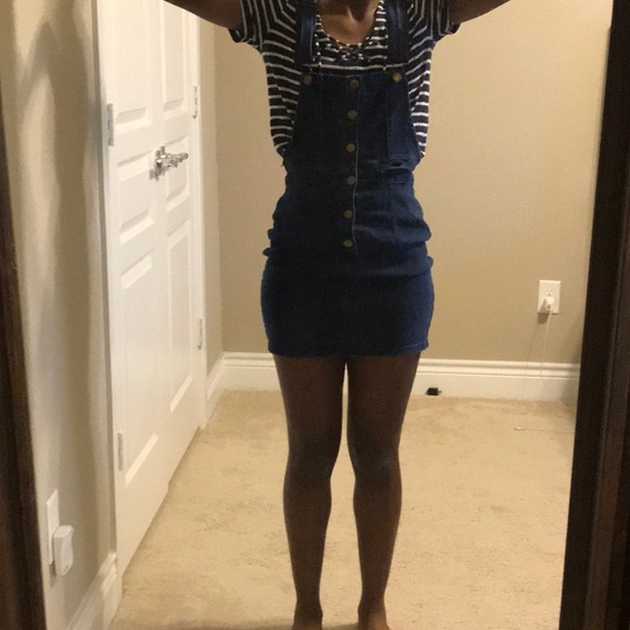 Vintage 2.1 Denim overall skirt - Picture 2 of 4